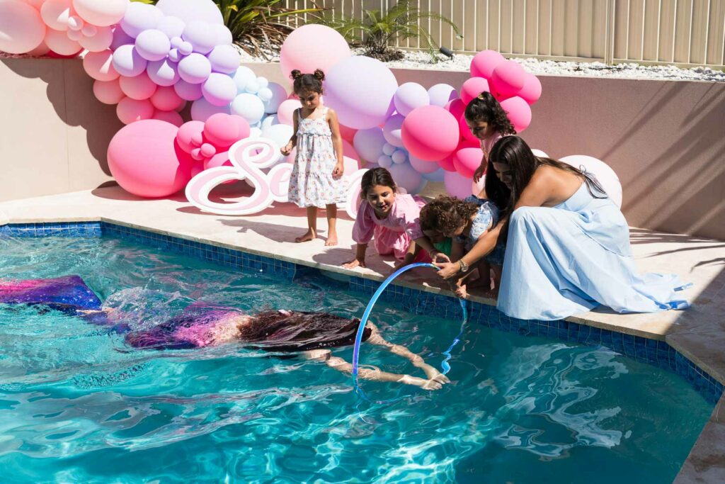 Kids party pool games