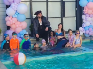 Mermaid and Pirate pool party kids Sydney Australia nsw