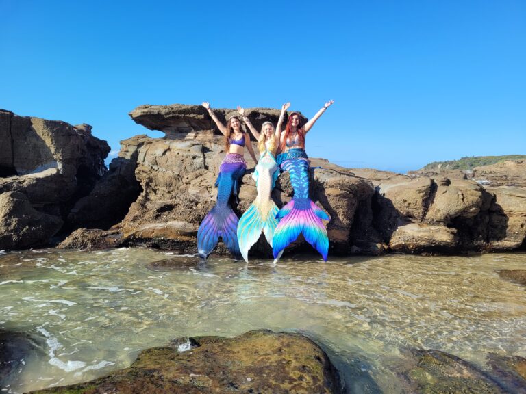 Mermaids at Sydney beach NSW australia
