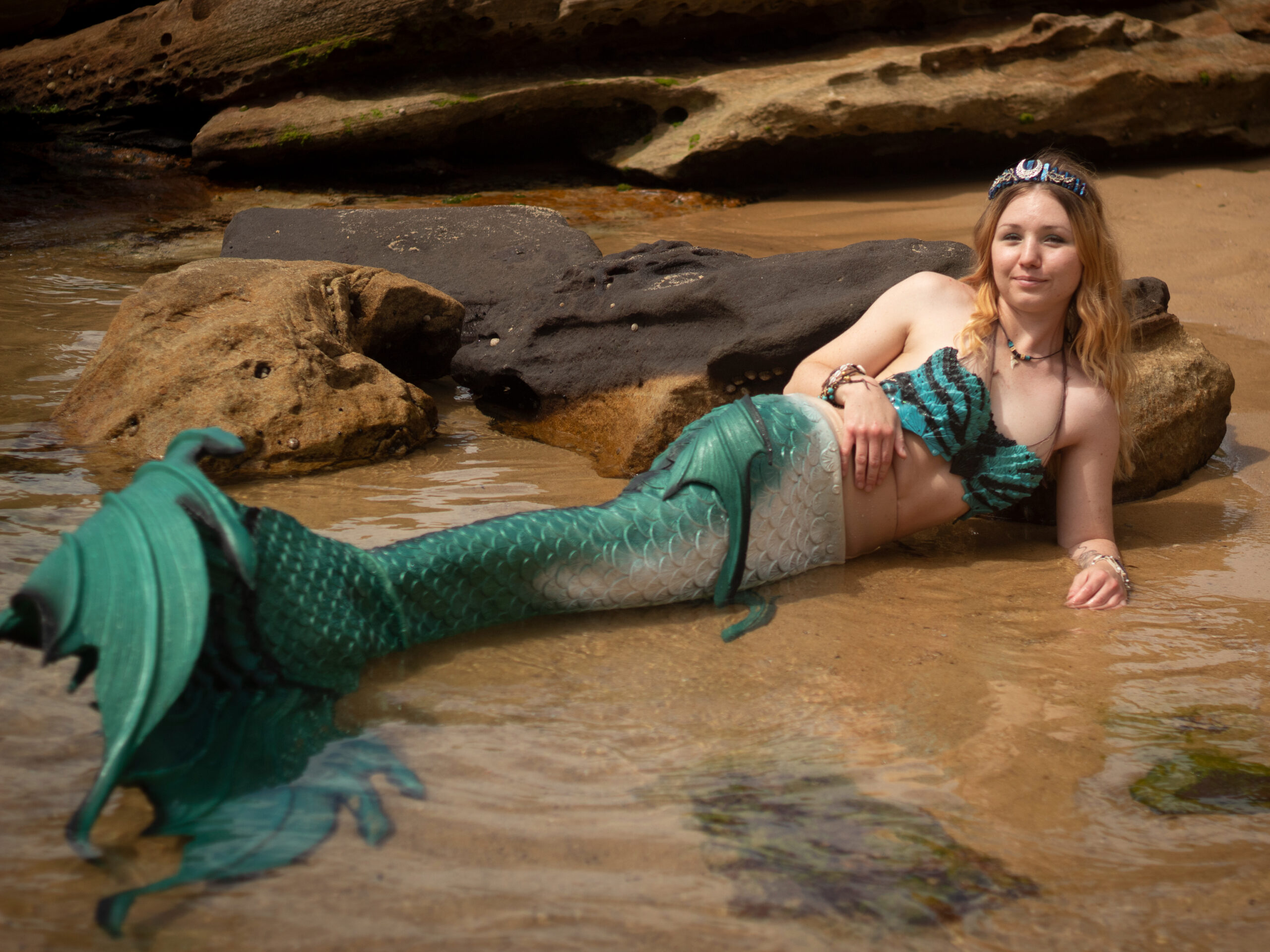 mermaid theme party real mermaid