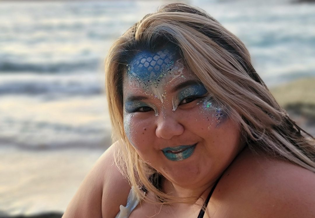 Mermaid-face-paint
